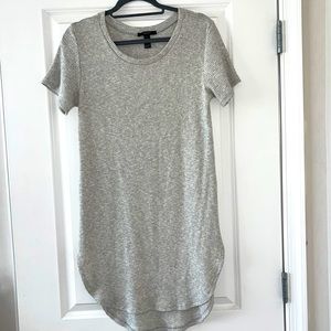 Forever 21 Gray Woven High Low Dress